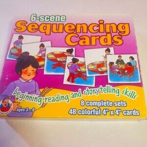 Vintage 6-Scene Sequencing Cards Frank Schaffer Reading & Storytelling Ages 3-6